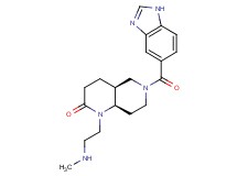 rel-(4aS,8aR)-6-(1H-benzimidazol-5-ylcarbonyl)-1-[2-(methylamino)ethyl]octahydro-1,6-naphthyridin-2(1H)-one dihydrochloride