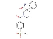 1'-[4-(methylsulfonyl)benzoyl]spiro[indole-3,3'-piperidin]-2(1H)-one