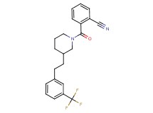 2-[(3-{2-[3-(trifluoromethyl)phenyl]ethyl}-1-piperidinyl)carbonyl]benzonitrile