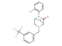 (1S*,4S*)-2-(2-chlorophenyl)-5-[3-(trifluoromethyl)benzyl]-2,5-diazabicyclo[2.2.1]heptan-3-one