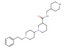 1'-(2-phenylethyl)-N-(4-piperidinylmethyl)-1,4'-bipiperidine-3-carboxamide dihydrochloride