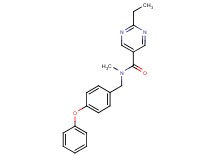 2-ethyl-N-methyl-N-(4-phenoxybenzyl)-5-pyrimidinecarboxamide