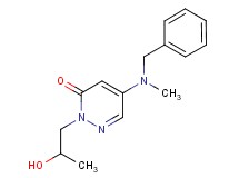 5-[benzyl(methyl)amino]-2-(2-hydroxypropyl)-3(2H)-pyridazinone
