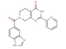 7-(1H-benzimidazol-5-ylcarbonyl)-2-pyridin-2-yl-5,6,7,8-tetrahydropyrido[3,4-d]pyrimidin-4(3H)-one