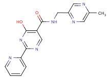 4-hydroxy-N-[(5-methylpyrazin-2-yl)methyl]-2-pyridin-2-ylpyrimidine-5-carboxamide