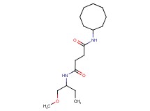 N-cyclooctyl-N'-[1-(methoxymethyl)propyl]succinamide