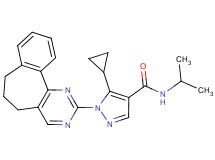 5-cyclopropyl-1-(6,7-dihydro-5H-benzo[6,7]cyclohepta[1,2-d]pyrimidin-2-yl)-N-isopropyl-1H-pyrazole-4-carboxamide