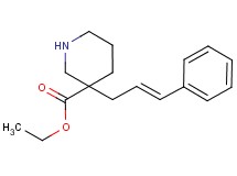 ethyl 3-[(2E)-3-phenylprop-2-en-1-yl]piperidine-3-carboxylate
