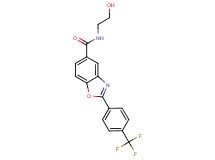 N-(2-hydroxyethyl)-2-[4-(trifluoromethyl)phenyl]-1,3-benzoxazole-5-carboxamide