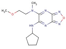 N'-cyclopentyl-N-(2-methoxyethyl)-N-methyl[1,2,5]oxadiazolo[3,4-b]pyrazine-5,6-diamine