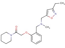 1-(3-ethylisoxazol-5-yl)-N-methyl-N-[2-(2-oxo-2-piperidin-1-ylethoxy)benzyl]methanamine