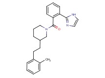 1-[2-(1H-imidazol-2-yl)benzoyl]-3-[2-(2-methylphenyl)ethyl]piperidine