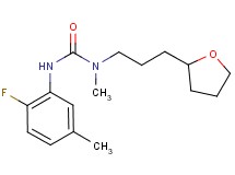 N'-(2-fluoro-5-methylphenyl)-N-methyl-N-[3-(tetrahydrofuran-2-yl)propyl]urea