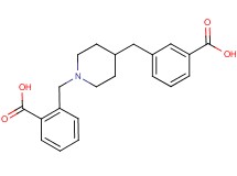 2-{[4-(3-carboxybenzyl)-1-piperidinyl]methyl}benzoic acid
