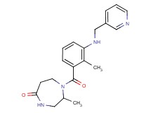 2-methyl-1-{2-methyl-3-[(pyridin-3-ylmethyl)amino]benzoyl}-1,4-diazepan-5-one