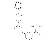 N,N-dimethyl-3-[3-oxo-3-(4-pyridin-2-ylpiperazin-1-yl)propyl]piperidine-1-carboxamide
