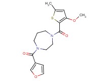 1-(3-furoyl)-4-[(3-methoxy-5-methyl-2-thienyl)carbonyl]-1,4-diazepane