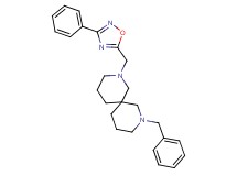 2-benzyl-8-[(3-phenyl-1,2,4-oxadiazol-5-yl)methyl]-2,8-diazaspiro[5.5]undecane