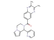 2,3-dimethyl-6-{[1-(2-pyridinyl)-3,4-dihydropyrrolo[1,2-a]pyrazin-2(1H)-yl]carbonyl}quinoxaline