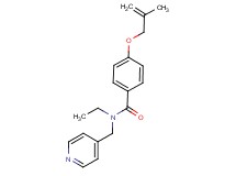N-ethyl-4-[(2-methylprop-2-en-1-yl)oxy]-N-(pyridin-4-ylmethyl)benzamide