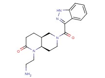 rel-(4aS,8aR)-1-(2-aminoethyl)-6-(1H-indazol-3-ylcarbonyl)octahydro-1,6-naphthyridin-2(1H)-one hydrochloride