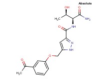 5-[(3-acetylphenoxy)methyl]-N-[(1S,2R)-1-(aminocarbonyl)-2-hydroxypropyl]-1H-pyrazole-3-carboxamide
