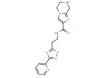 N-{2-[3-(2-pyridinyl)-1,2,4-oxadiazol-5-yl]ethyl}-5,6,7,8-tetrahydroimidazo[1,2-a]pyrazine-2-carboxamide