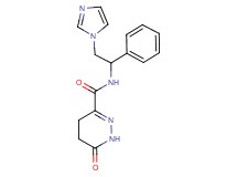 N-[2-(1H-imidazol-1-yl)-1-phenylethyl]-6-oxo-1,4,5,6-tetrahydropyridazine-3-carboxamide