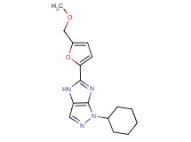 1-cyclohexyl-5-[5-(methoxymethyl)-2-furyl]-1,4-dihydroimidazo[4,5-c]pyrazole