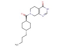 7-[(trans-4-butylcyclohexyl)carbonyl]-5,6,7,8-tetrahydropyrido[3,4-d]pyrimidin-4(3H)-one