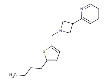 2-{1-[(5-butyl-2-thienyl)methyl]-3-azetidinyl}pyridine