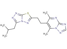 6-[2-(3-isobutyl[1,2,4]triazolo[3,4-b][1,3,4]thiadiazol-6-yl)ethyl]-5,7-dimethyl[1,2,4]triazolo[1,5-a]pyrimidine
