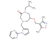 6-[(3,5-dimethyl-4-isoxazolyl)methoxy]-1-isobutyl-4-{[1-(2-pyrimidinyl)-1H-pyrrol-2-yl]methyl}-1,4-diazepan-2-one