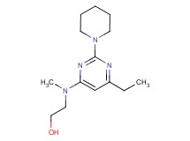 2-[(6-ethyl-2-piperidin-1-ylpyrimidin-4-yl)(methyl)amino]ethanol