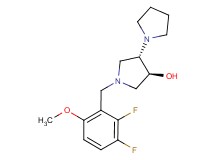 (3'S*,4'S*)-1'-(2,3-difluoro-6-methoxybenzyl)-1,3'-bipyrrolidin-4'-ol