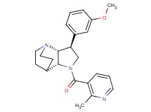 (2R*,3S*,6R*)-3-(3-methoxyphenyl)-5-[(2-methyl-3-pyridinyl)carbonyl]-1,5-diazatricyclo[5.2.2.0~2,6~]undecane