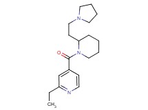 2-ethyl-4-({2-[2-(1-pyrrolidinyl)ethyl]-1-piperidinyl}carbonyl)pyridine