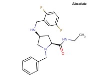 (4S)-1-benzyl-4-[(2,5-difluorobenzyl)amino]-N-ethyl-L-prolinamide
