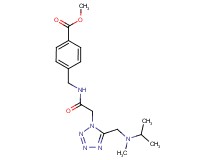 methyl 4-({[(5-{[isopropyl(methyl)amino]methyl}-1H-tetrazol-1-yl)acetyl]amino}methyl)benzoate