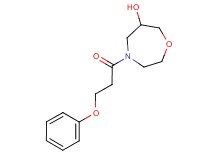 4-(3-phenoxypropanoyl)-1,4-oxazepan-6-ol