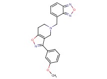 4-{[3-(3-methoxyphenyl)-6,7-dihydroisoxazolo[4,5-c]pyridin-5(4H)-yl]methyl}-2,1,3-benzoxadiazole
