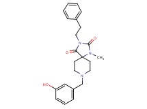 8-(3-hydroxybenzyl)-1-methyl-3-(2-phenylethyl)-1,3,8-triazaspiro[4.5]decane-2,4-dione