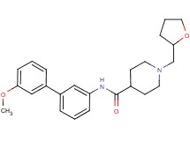 N-(3'-methoxy-3-biphenylyl)-1-(tetrahydro-2-furanylmethyl)-4-piperidinecarboxamide
