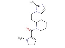 2-[2-(2-methyl-1H-imidazol-1-yl)ethyl]-1-[(1-methyl-1H-pyrrol-2-yl)carbonyl]piperidine