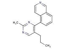 5-(2-methyl-5-propylpyrimidin-4-yl)isoquinoline