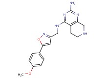 N~4~-{[5-(4-methoxyphenyl)isoxazol-3-yl]methyl}-5,6,7,8-tetrahydropyrido[3,4-d]pyrimidine-2,4-diamine