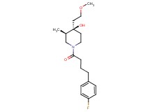 (3R*,4R*)-1-[4-(4-fluorophenyl)butanoyl]-4-(2-methoxyethyl)-3-methyl-4-piperidinol