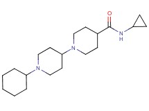 1'-cyclohexyl-N-cyclopropyl-1,4'-bipiperidine-4-carboxamide