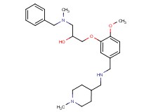 1-[benzyl(methyl)amino]-3-[2-methoxy-5-({[(1-methyl-4-piperidinyl)methyl]amino}methyl)phenoxy]-2-propanol