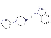 1-{2-[4-(3-pyridinyl)-1-piperazinyl]ethyl}-1H-indazole bis(trifluoroacetate)